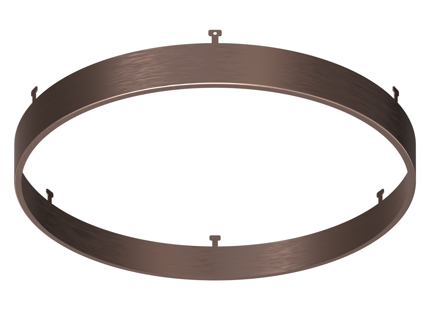 9" Round Brushed Copper Surface Mount Cover