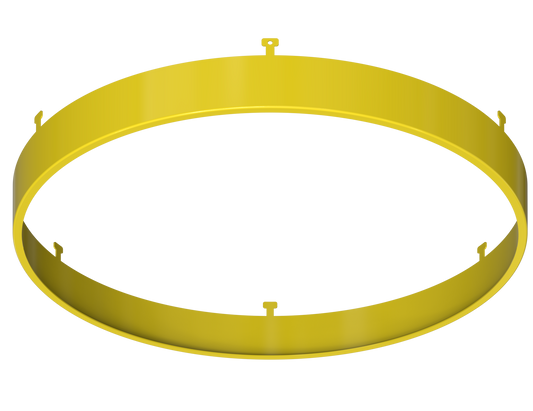 9" Round Yellow Surface Mount Cover