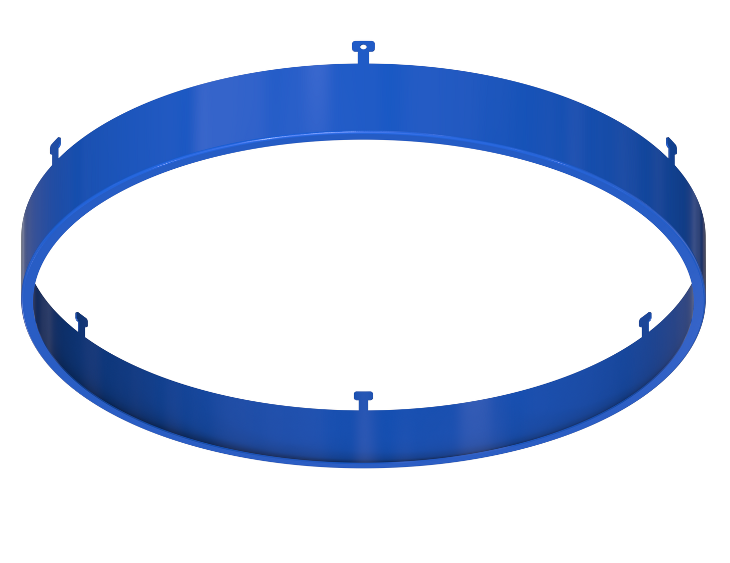 9" Round Blue Surface Mount Cover