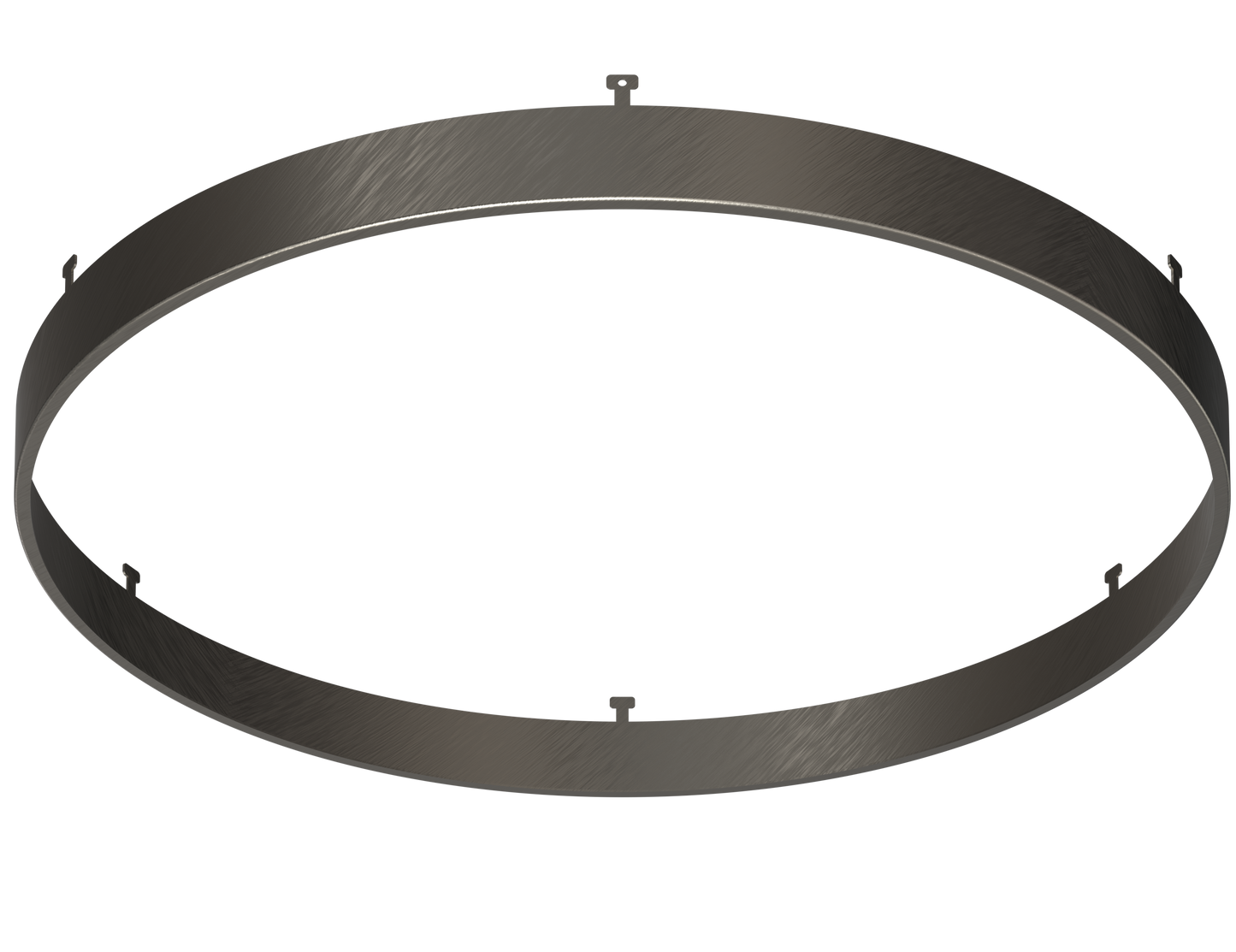 12" Round Brushed Nickel Surface Mount Cover
