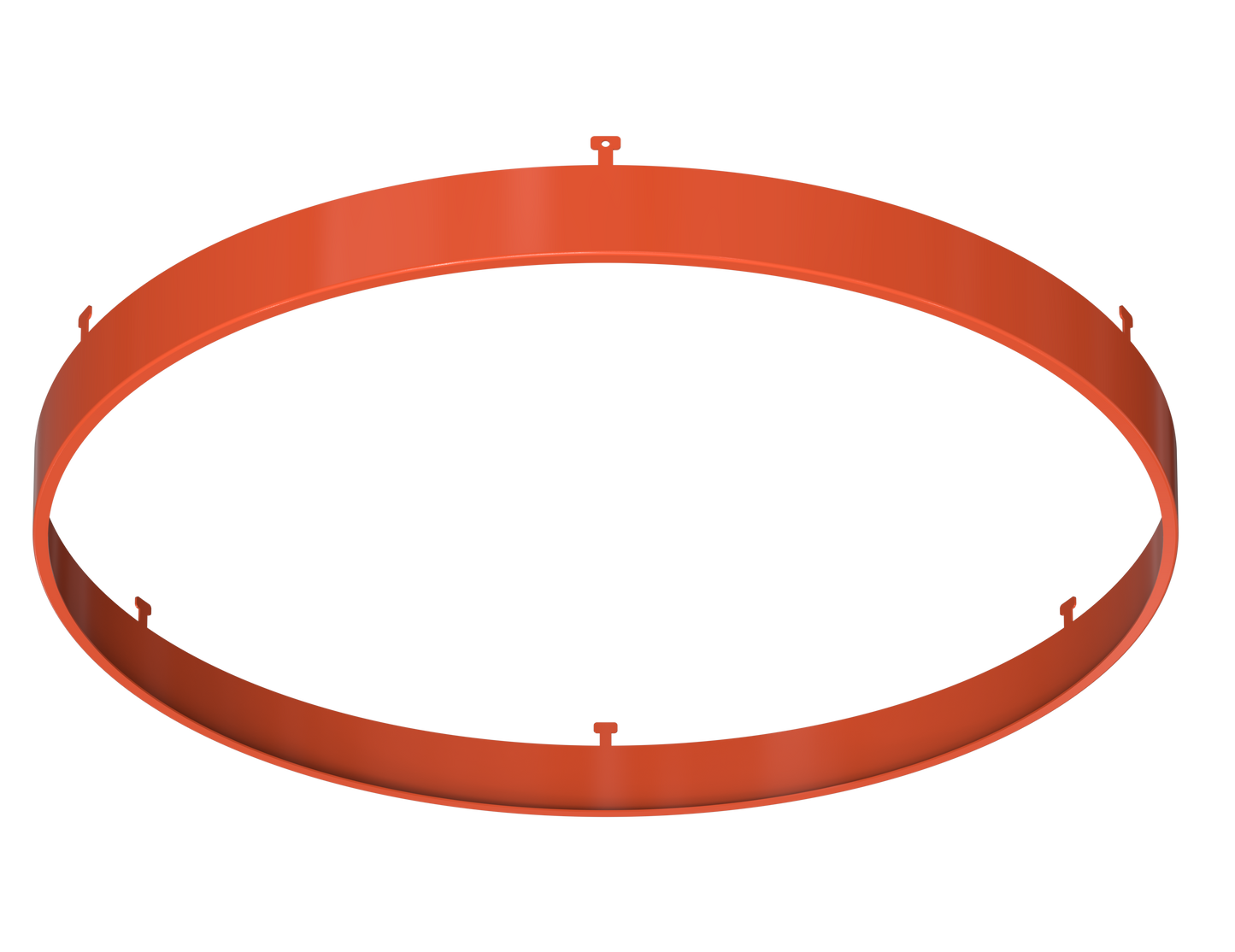 12" Round Orange Surface Mount Cover