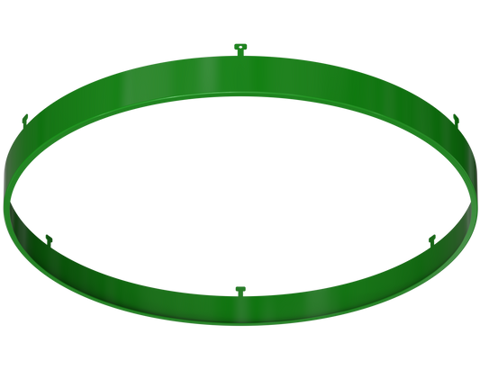 12" Round Green Surface Mount Cover