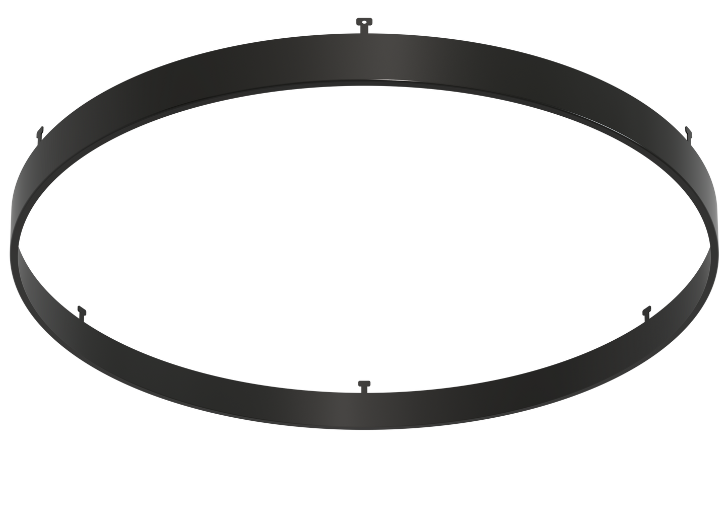 14" Round Black Surface Mount Cover