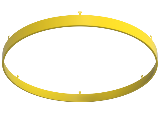 14" Round Yellow Surface Mount Cover