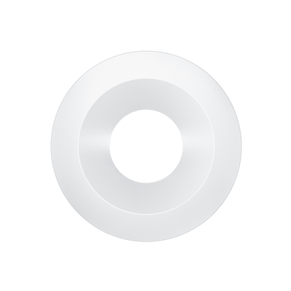 Mini White Round Trim