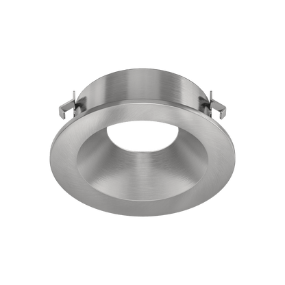 Mini Brushed Nickel Round Trim