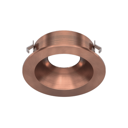 Mini Brushed Copper Round Trim