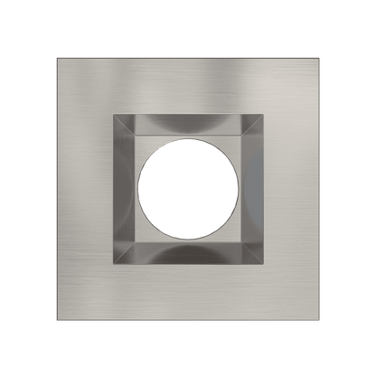 Mini Brushed Nickel Square Trim
