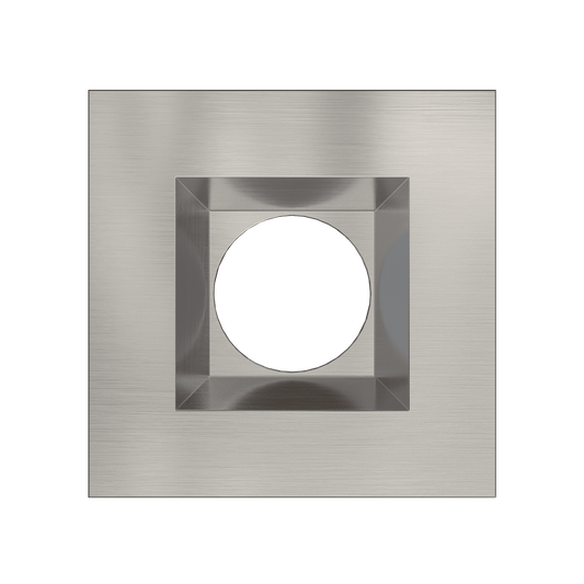 Mini Brushed Nickel Square Trim