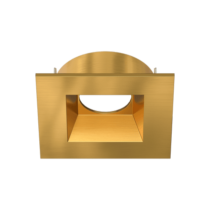 Mini Brushed Brass Square Trim