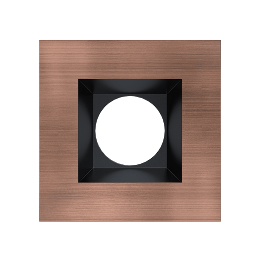 Mini Brushed Copper Square Trim
