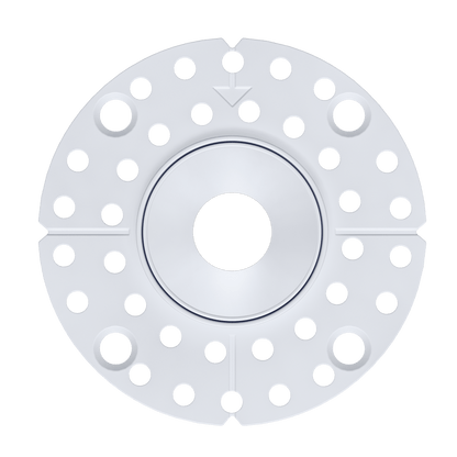 Mini White Round Trimless Kit