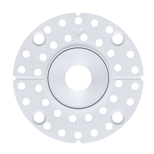Mini White Round Trimless Kit
