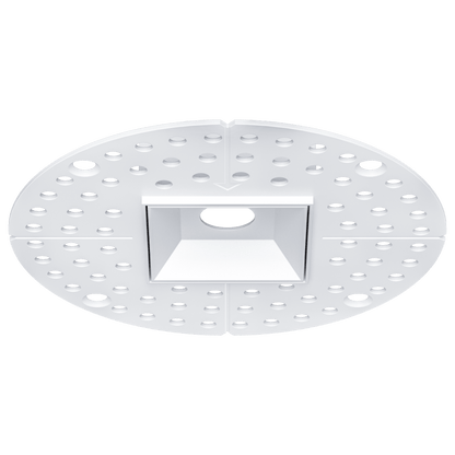 Mini White Square Trimless Kit