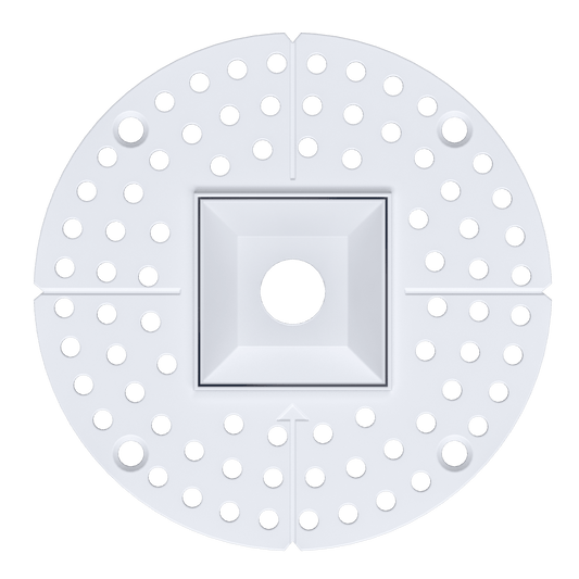 Mini White Square Trimless Kit