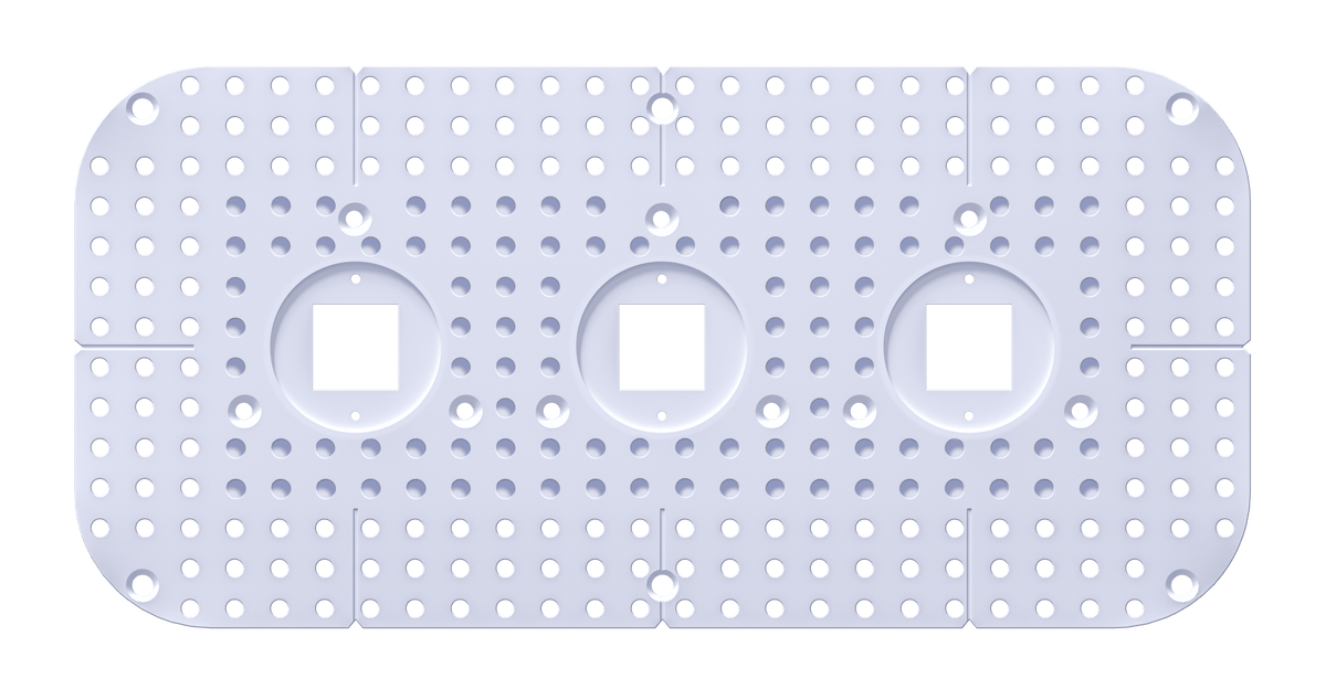 Half Inch Triple Head Trimless Kit