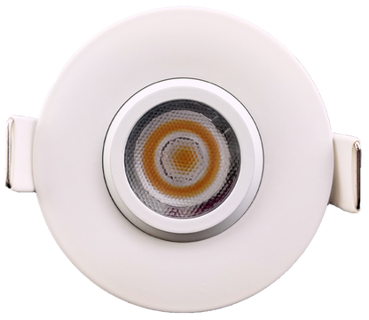 2" Round Flushed Gimbal (White)