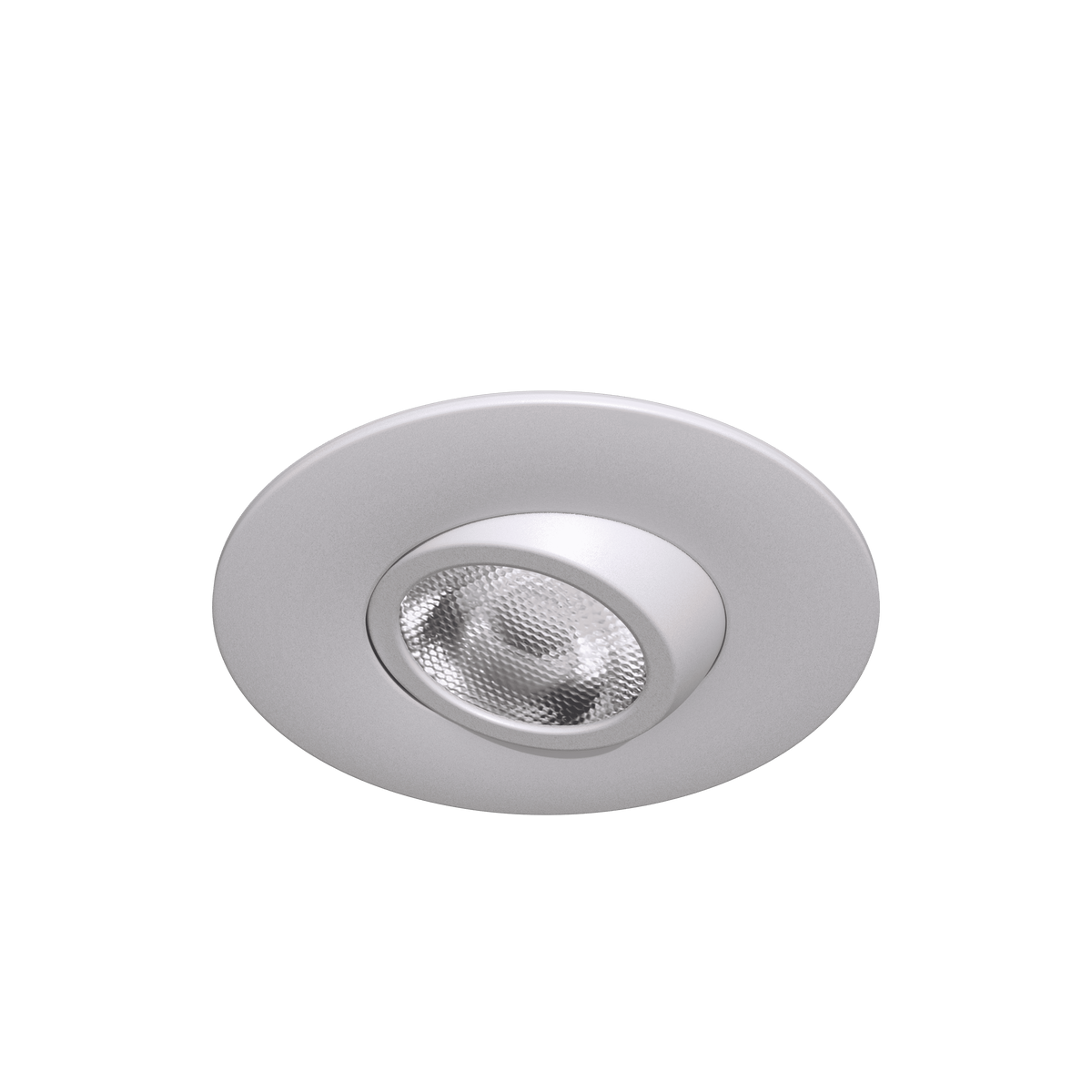 2" Round Flushed Gimbal (White)