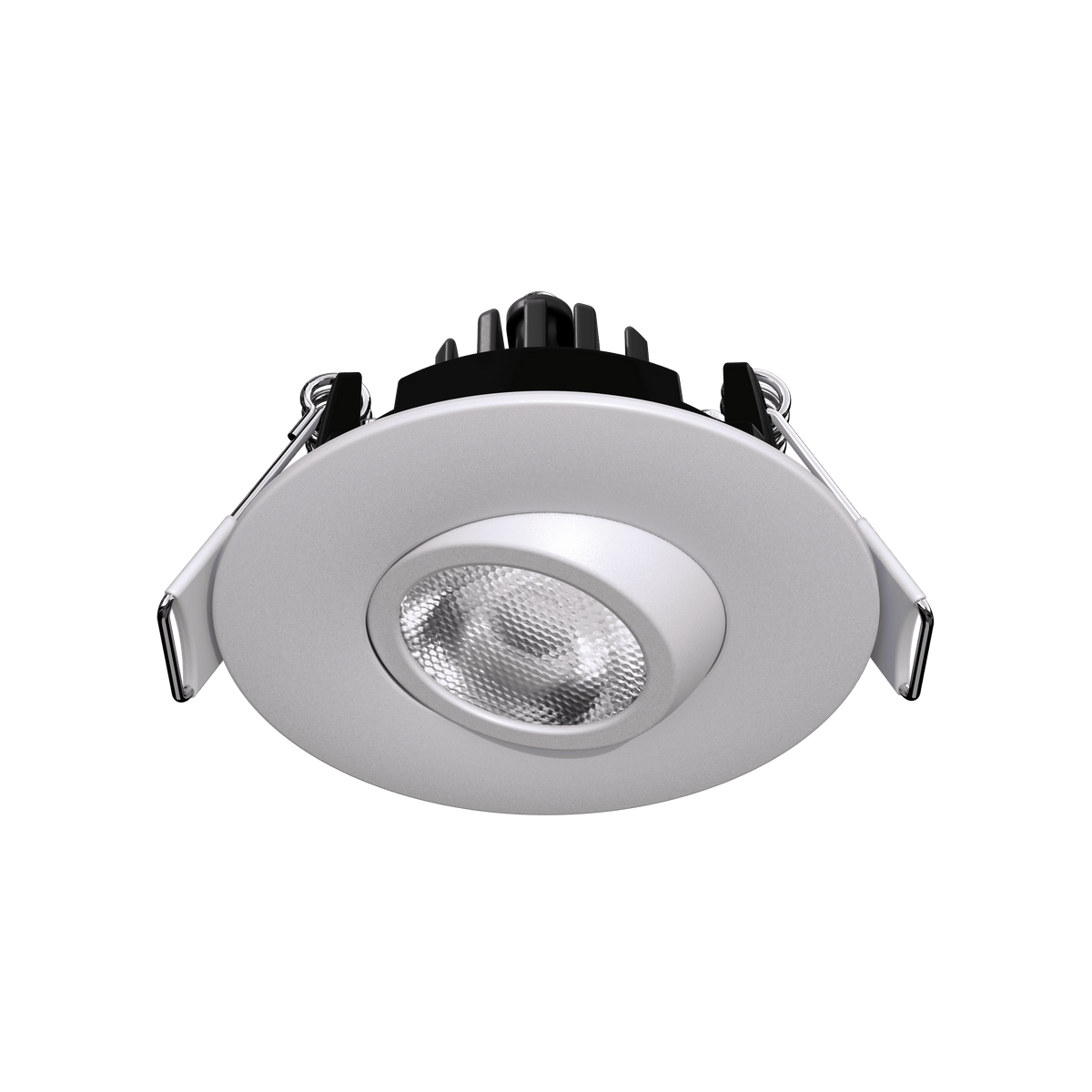 2" Round Flushed Gimbal (White)