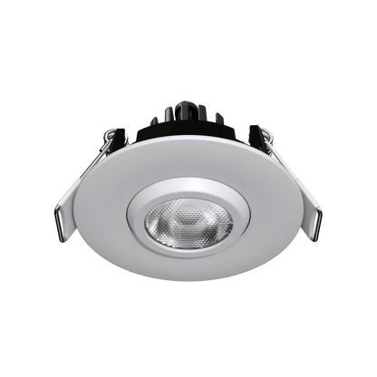 2" Round Flushed Gimbal (White)
