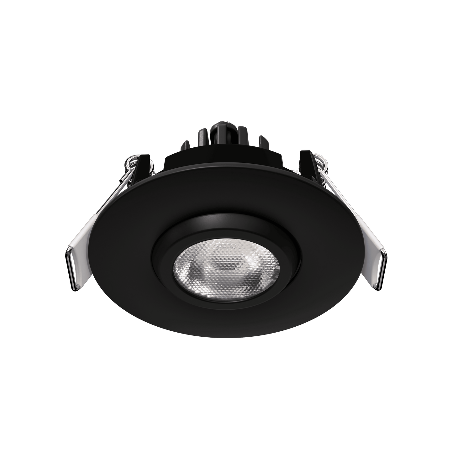 2" Round Flushed Gimbal (Black)