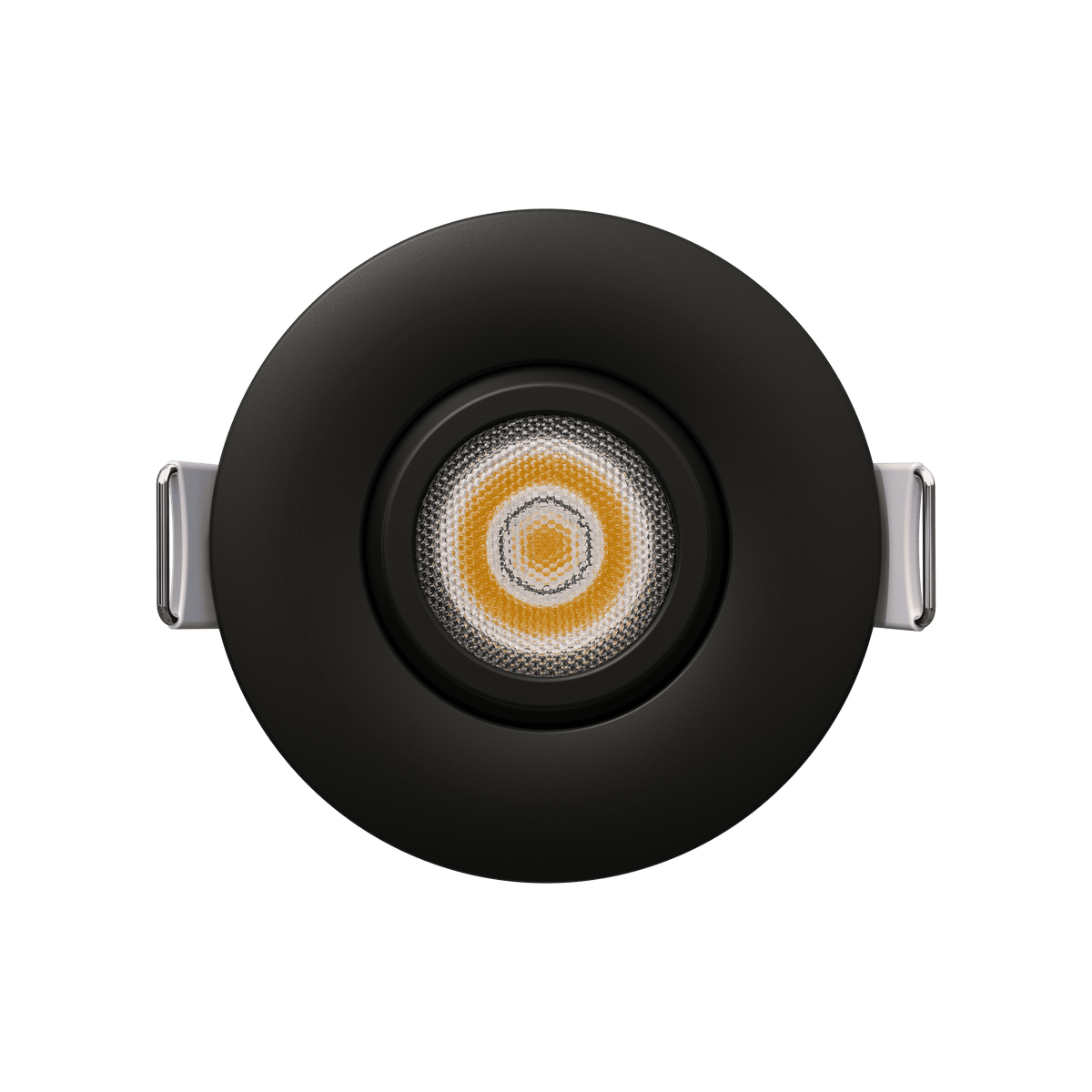 2" Round Flushed Gimbal (Black)