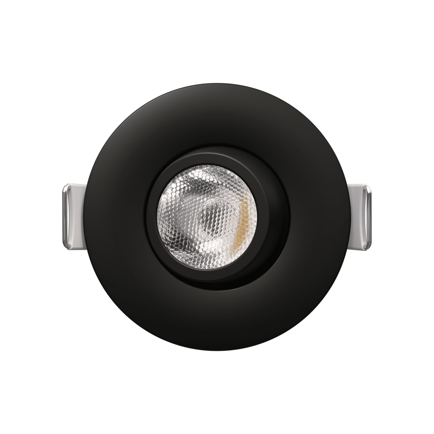 2" Round Flushed Gimbal (Black)