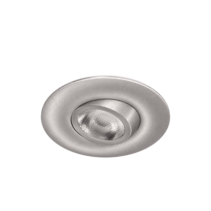 2" Round Flushed Gimbal (Brushed Nickel)
