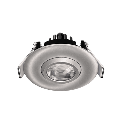 2" Round Flushed Gimbal (Brushed Nickel)