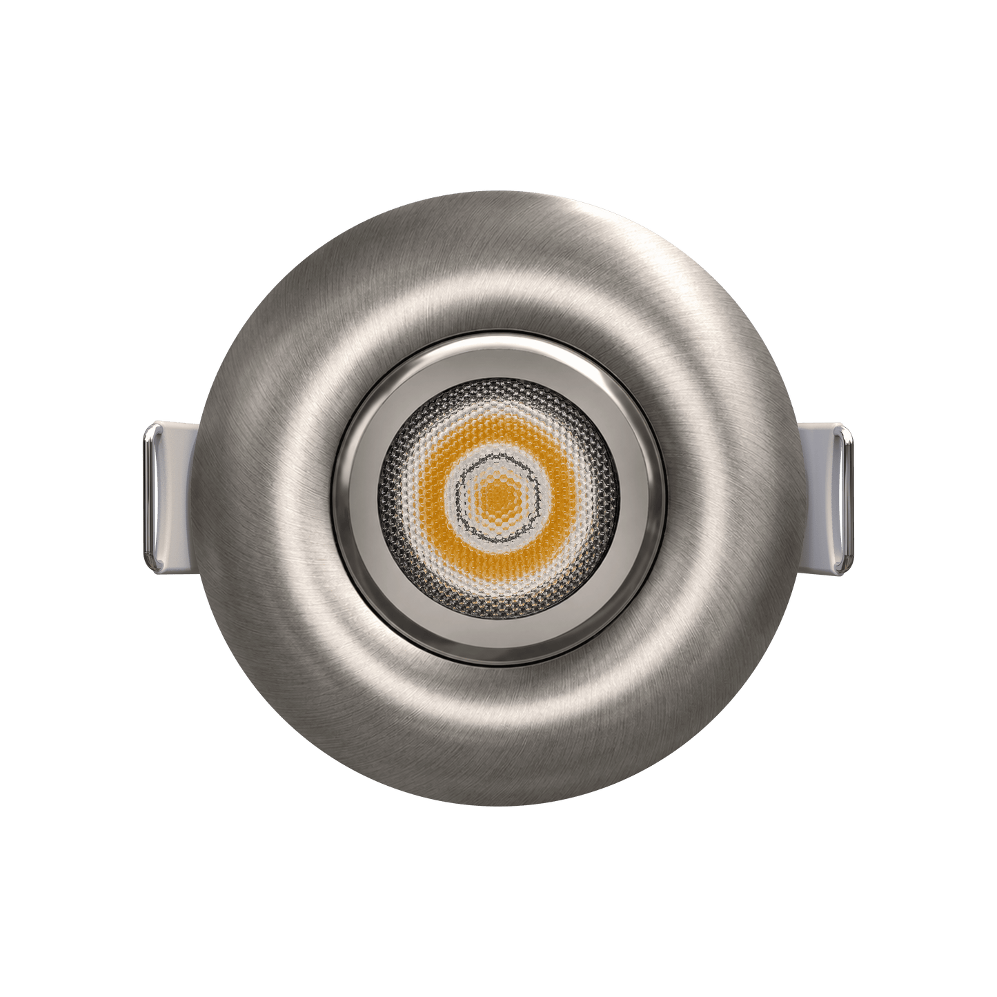 2" Round Flushed Gimbal (Brushed Nickel)