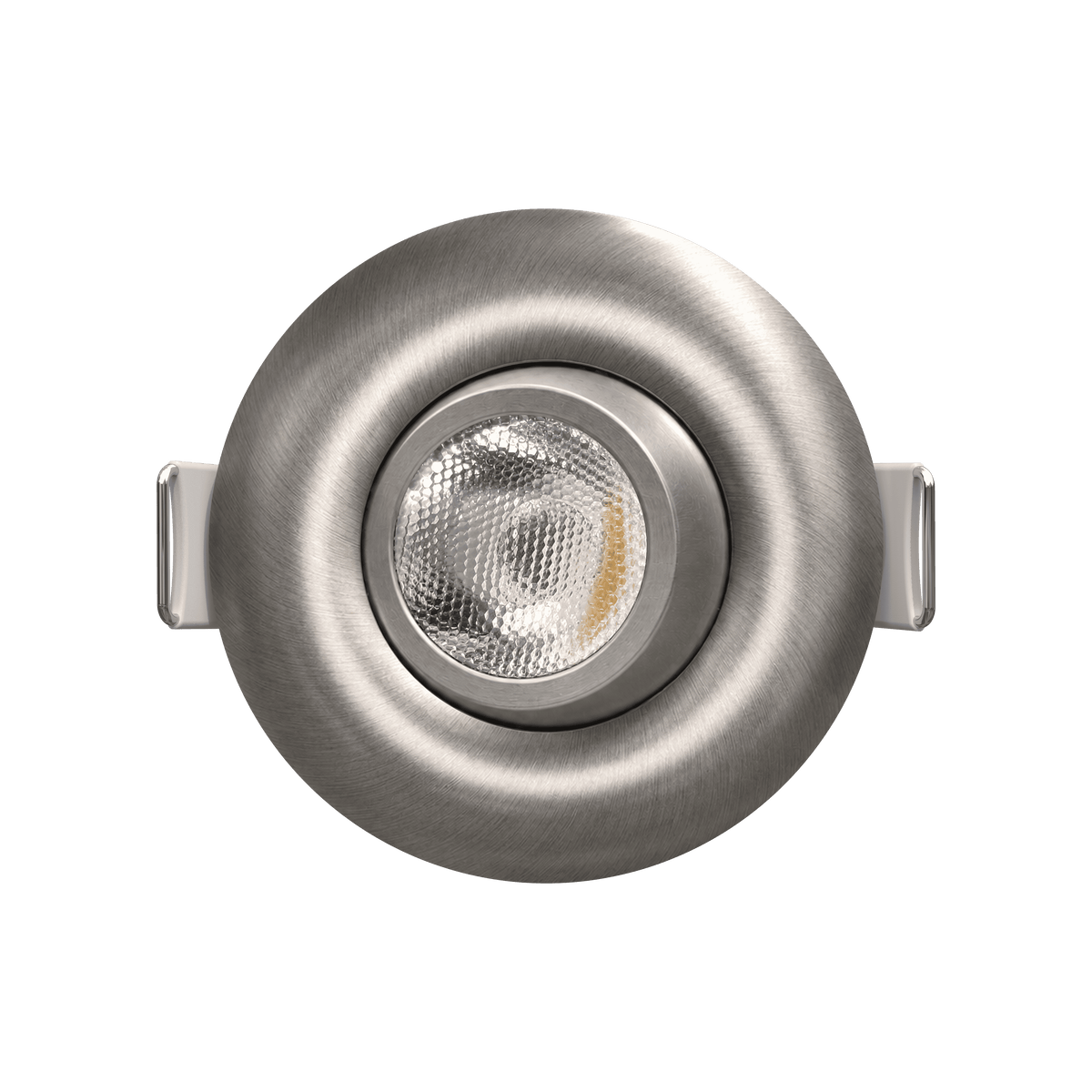2" Round Flushed Gimbal (Brushed Nickel)