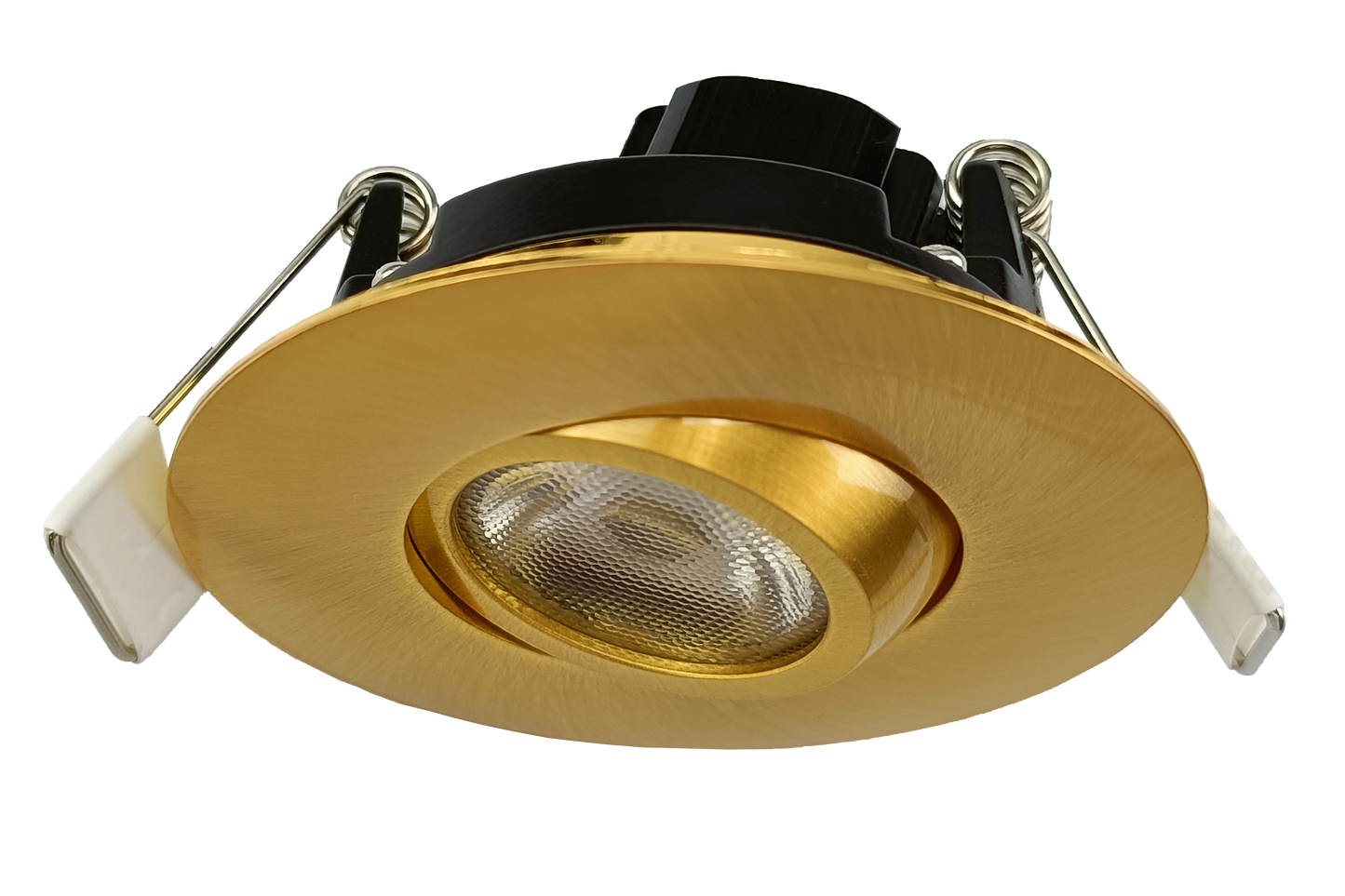 2" Round Flushed Gimbal (Brushed Brass)