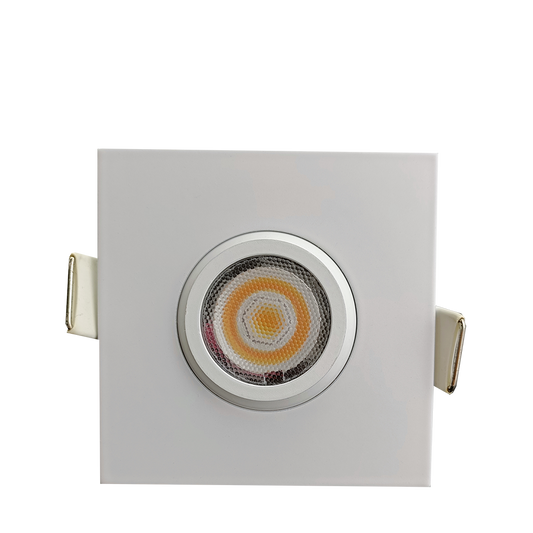 2" Square Flushed Gimbal (White)