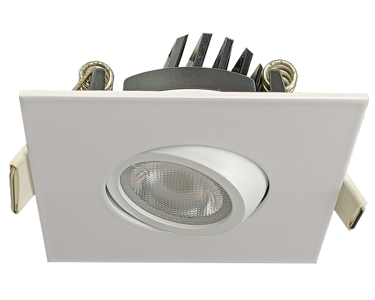 2" Square Flushed Gimbal (White)