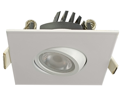 2" Square Flushed Gimbal (White)