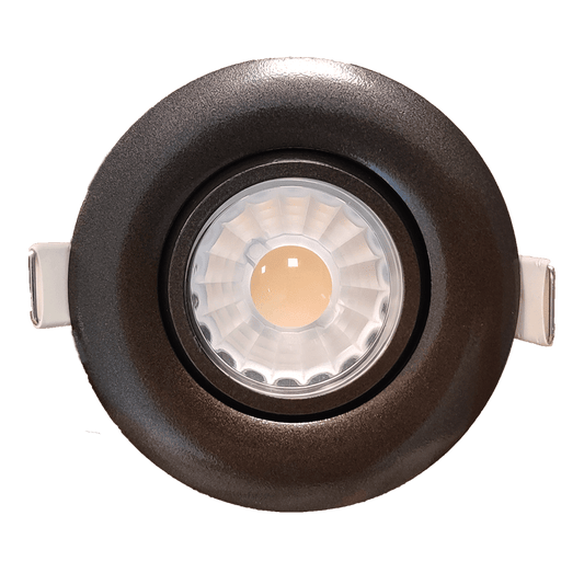 3" Round Flushed Gimbal (Bronze)