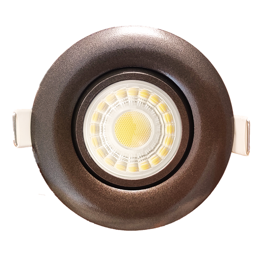 3" Round Flushed Gimbal (Bronze)