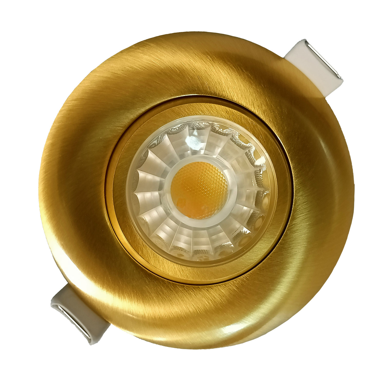 3" Round Flushed Gimbal (Brushed Brass)