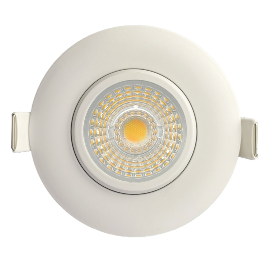 3" HO Round Flushed Gimbal (White)