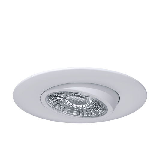 3" HO Round Flushed Gimbal (White)