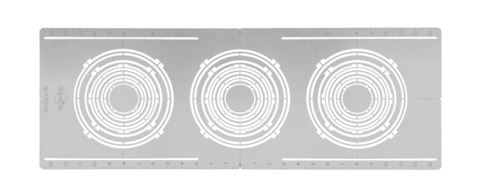 Flat Multi hole 8" On-Center NC plate 9 Sizes