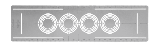 Flat Multi hole 4" On-Center NC plate 4 Sizes