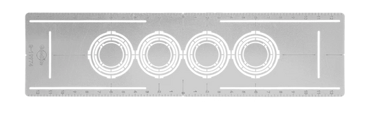Flat Multi hole 4" On-Center NC plate 4 Sizes