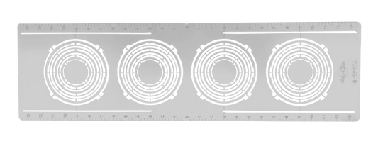 Flat Multi hole 6" On-Center NC plate 7 Sizes
