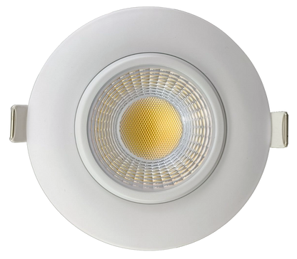 3.5" Round Flushed Gimbal (White)