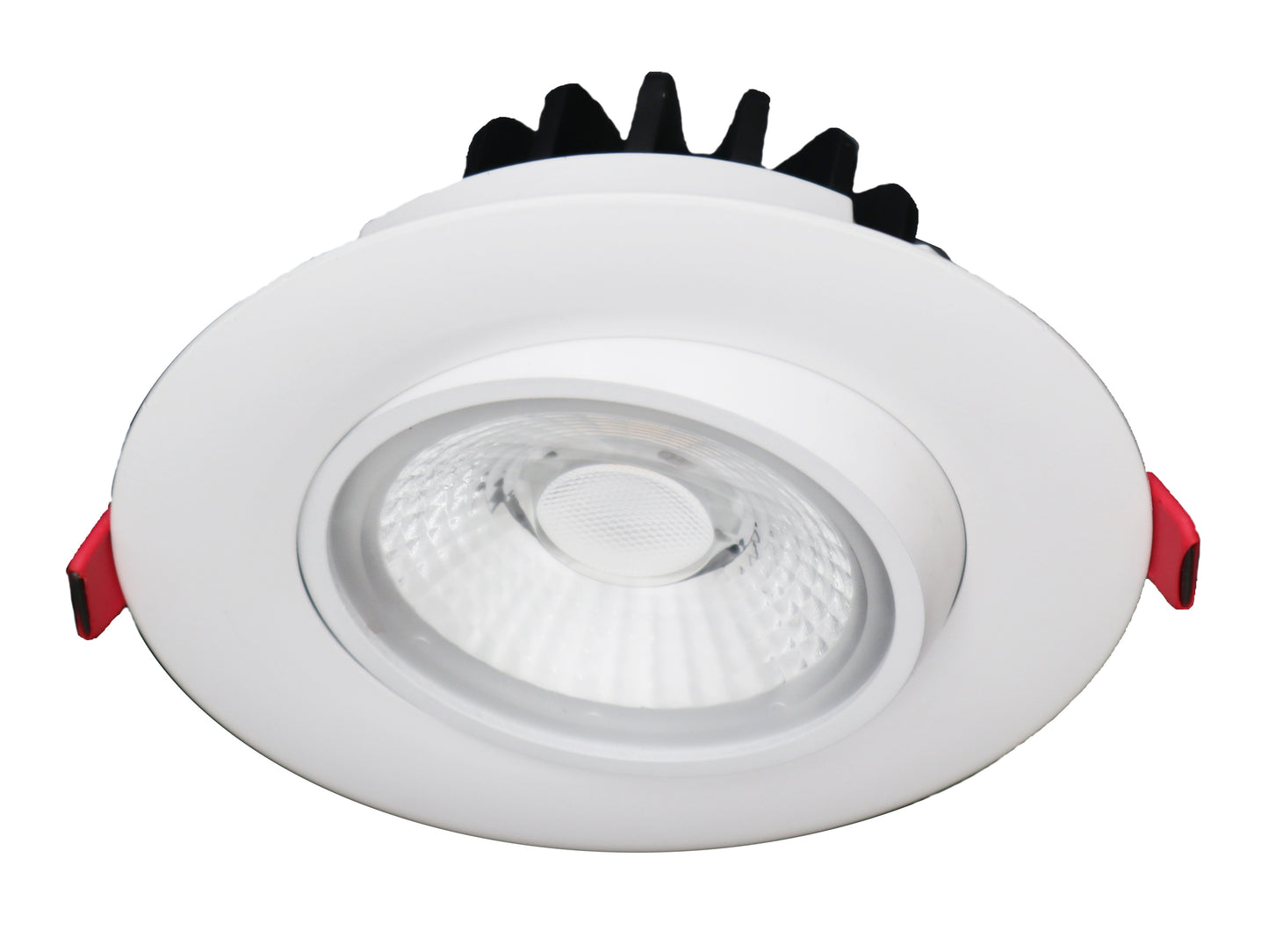 4" Round Flushed Gimbal (White)