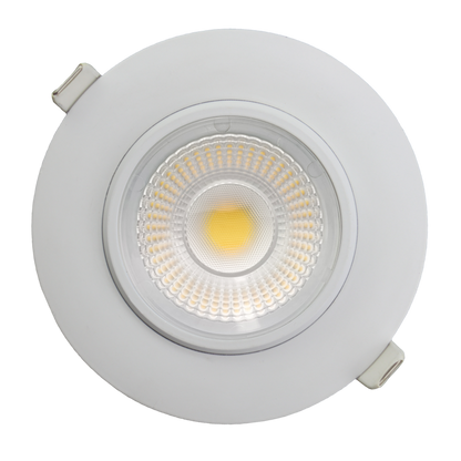 4" HO Round Flushed Gimbal (White)