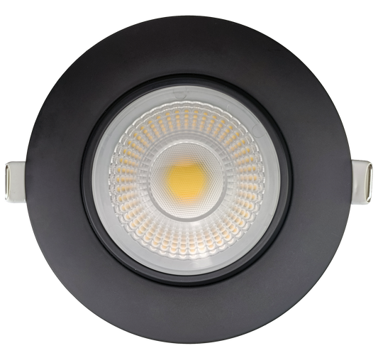 4" HO Round Flushed Gimbal (Black)