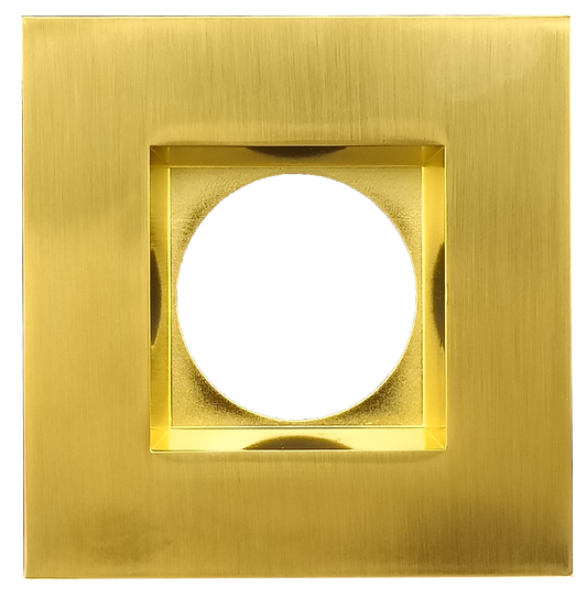 3.5 Inch Brushed Brass Square Trim (Gen1)