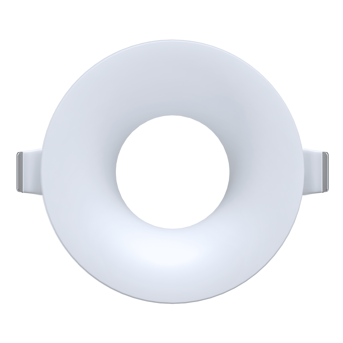 3.5 Inch White Round Wave Trim